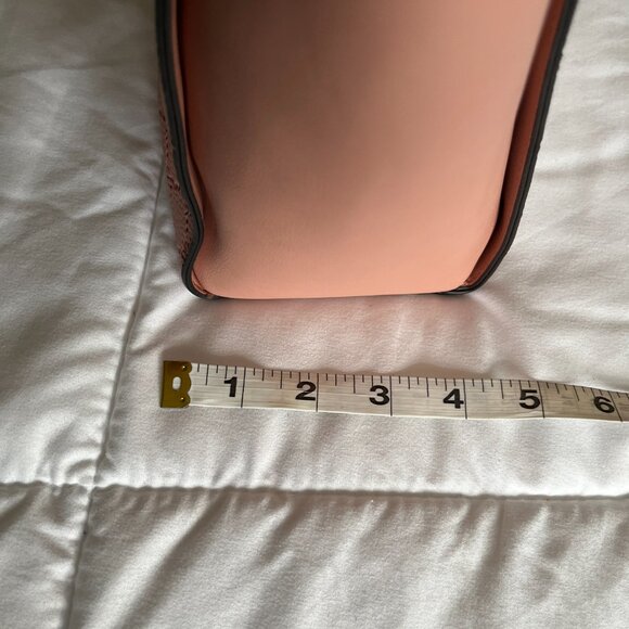 NINE WEST Women's Kyelle Jet Set Satchel, Pink Crossbody New - Picture 8 of 10